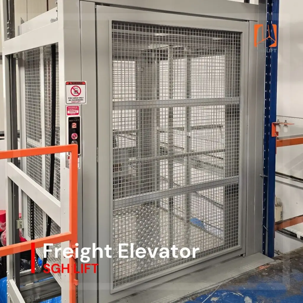 Cost effective Freight Elevator 1 Cost effective cargo lift installed in dubai