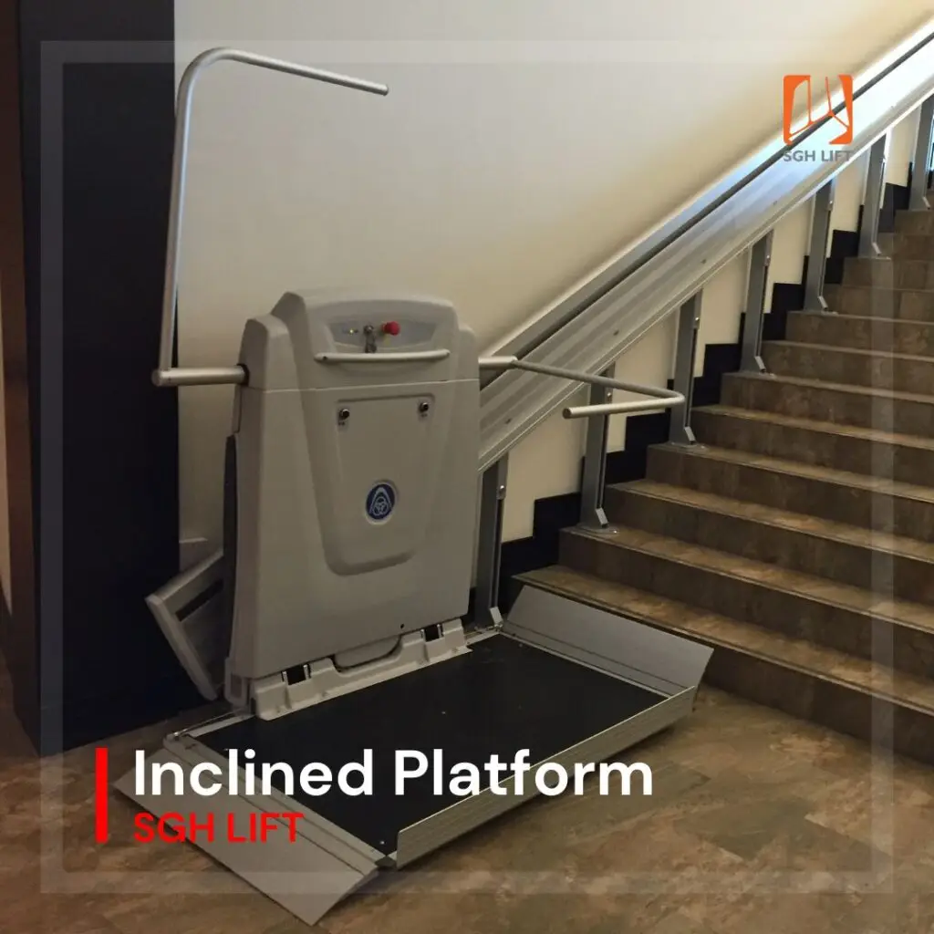 Accessibility Platform 5 Provide access for people who cannot climb steps or stairs. They are inclined wheelchair platform lifts, which travel up and down a stairway.