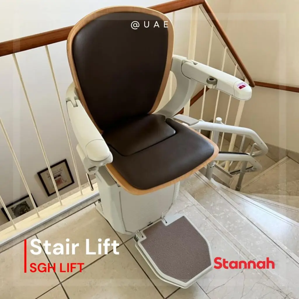 Starla indoor Stairlift installed in Abu Dhabi